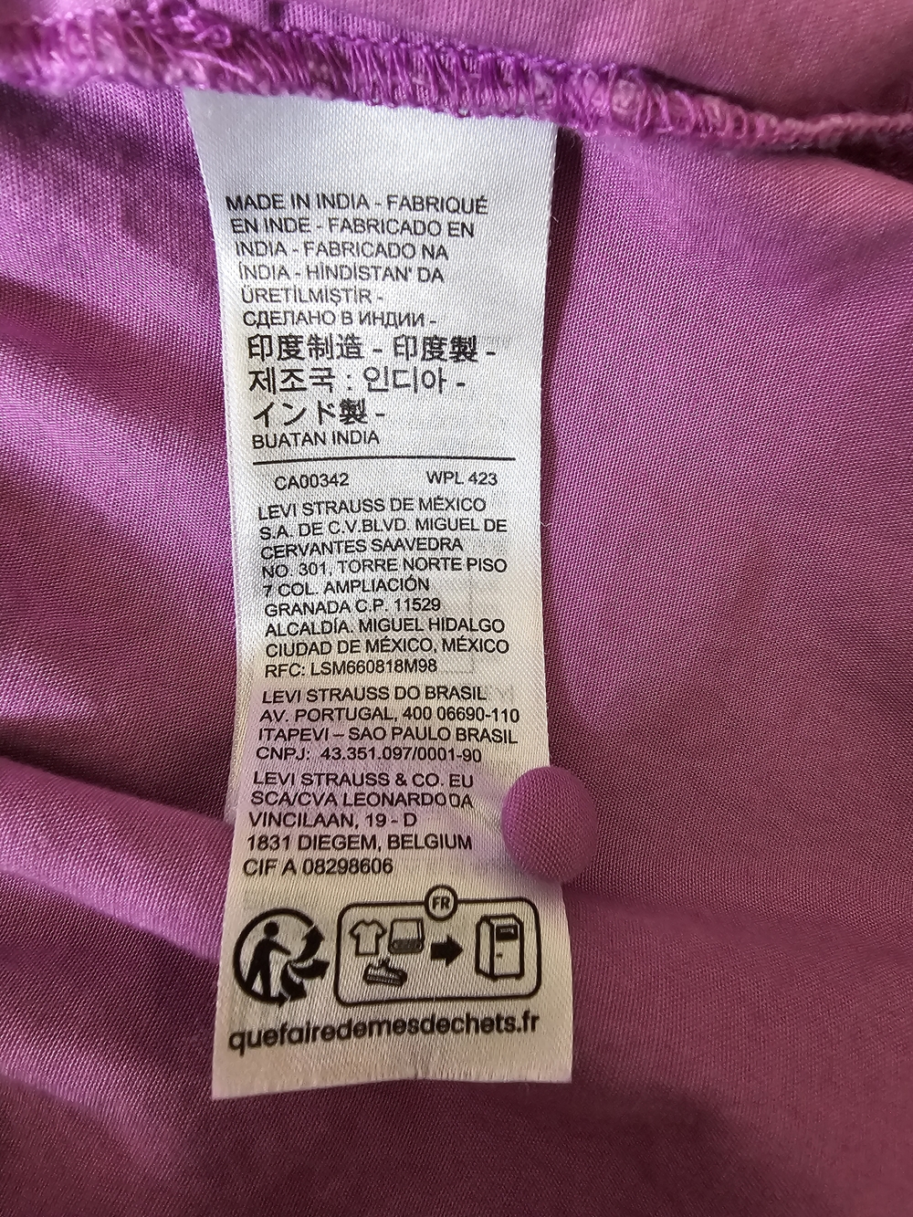 Levi's Women's Marcella Trapeze Dress Standard Fit 100% Cotton Size Small EUC - Picture 9 of 12